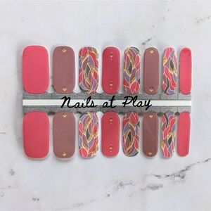 5 for $15 Nail Wraps- Gold Leaf Love